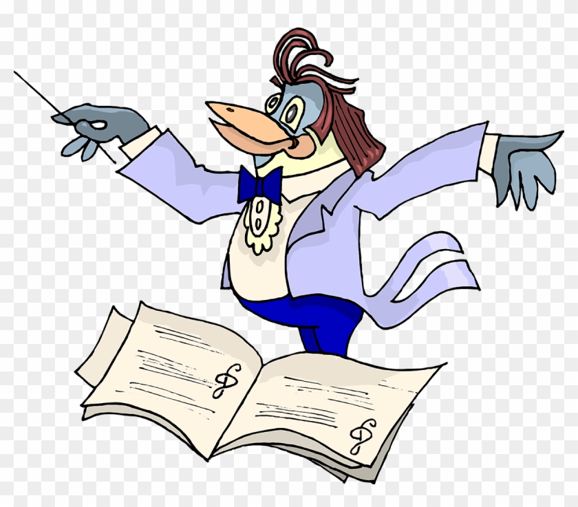 Animation Orchestra Conductor Clip Art - Дирижер Анимация #1232215
