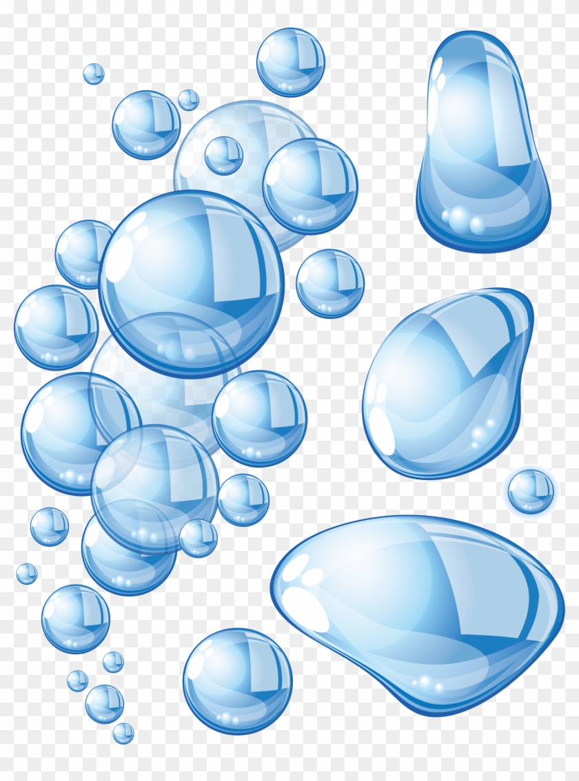 Water Splash Transparent Png For Kids - Water Bubbles Png #1232326