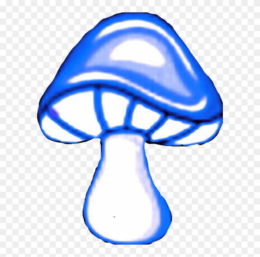 Mushroom Vector Icon - Blue Mushroom Png #1232339