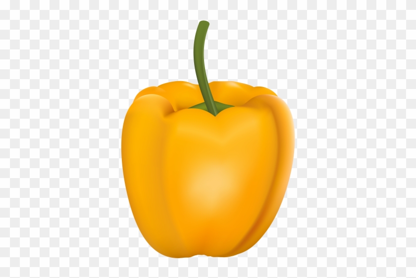 Yellow Pepper Png Clipart - Peppers Clipart #1232450