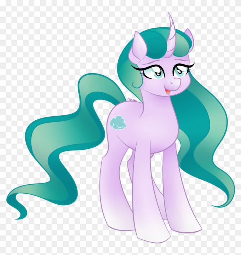 Orcakisses, Curved Horn, Female, Mare, Mistmane, Pony, - Cartoon #1232460