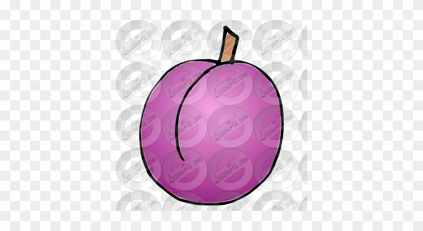 Plum Clipart Violet - Illustration #1232470