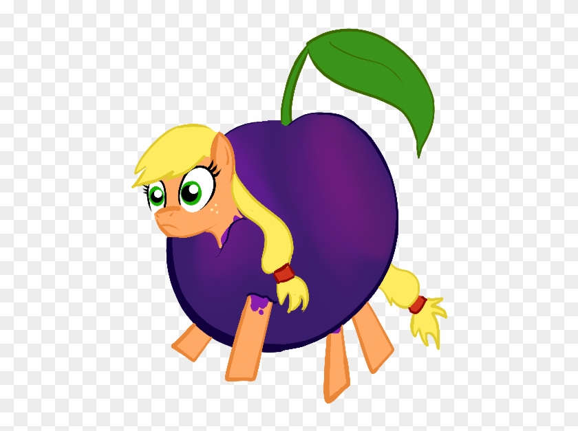 Tehursus, Fruit, Plum, Plumjack, Safe, Simple Background, - Cartoon #1232480