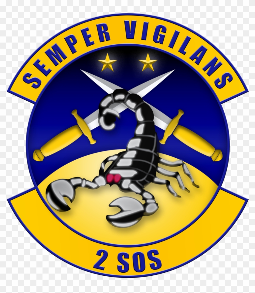 Shield 2sos 2nd Special Operations Squadron By Scrollmedia - 2d Special Operations Squadron #1232575