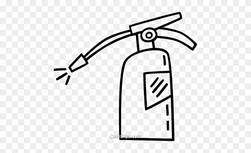 Fire Extinguisher Royalty Free Vector Clip Art Illustration - Fire Extinguisher Royalty Free Vector Clip Art Illustration #1232682