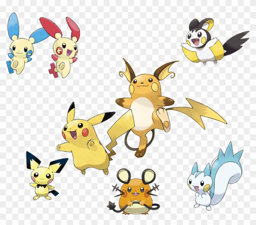 Pokelx On Twitter - Pikachu Family Pokemon #1232684