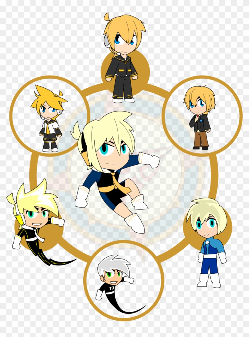 Assorted Chibis - Cartoon #1232826