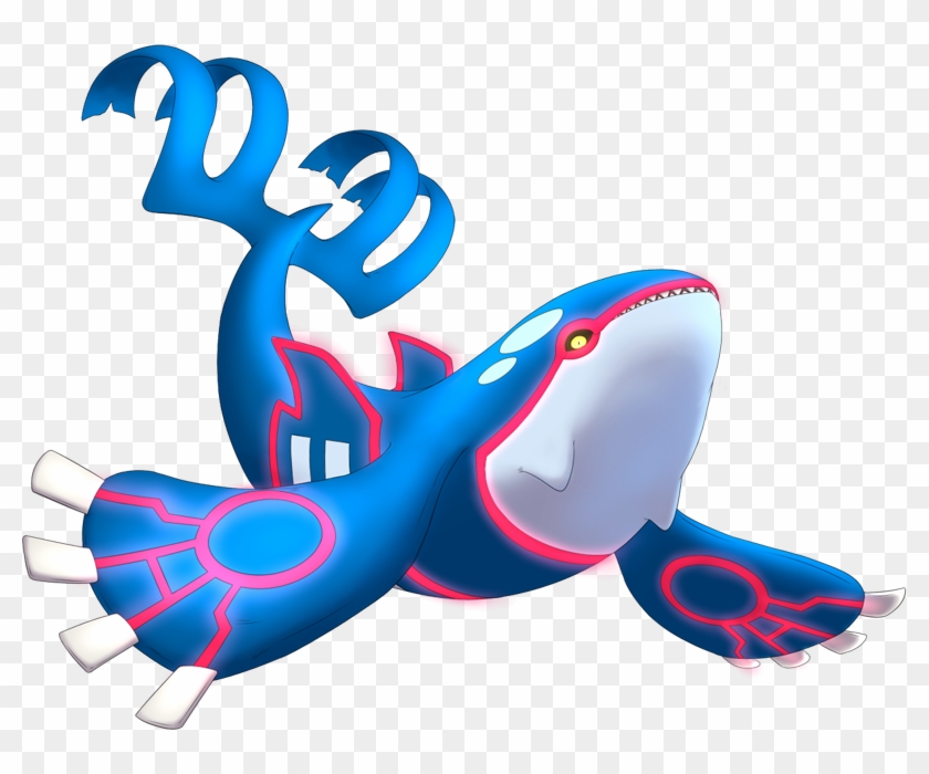 Shiny Mega Kyogre Pokédex - Kyogre Png #1232894