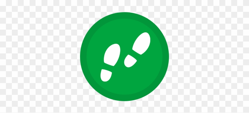 First Step - Us Green Icon Png #1233065