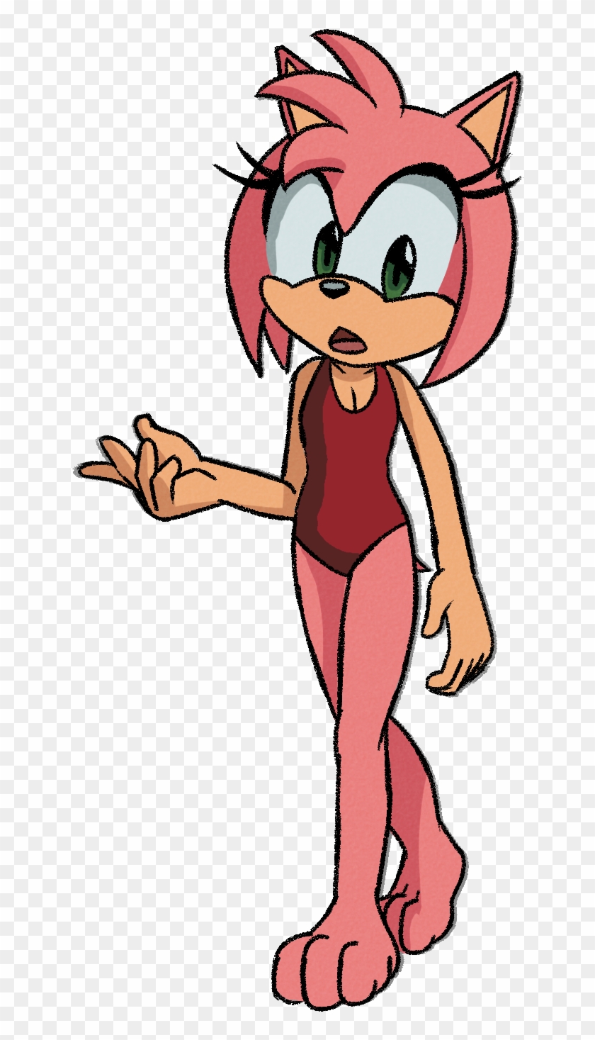 Sonic Boom Amy Talking Swimsuit - Sonic The Hedgehog #1233105