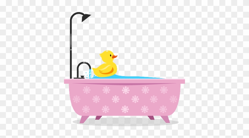 Bathtub Clipart Rubber Duck - Bathroom #1233136