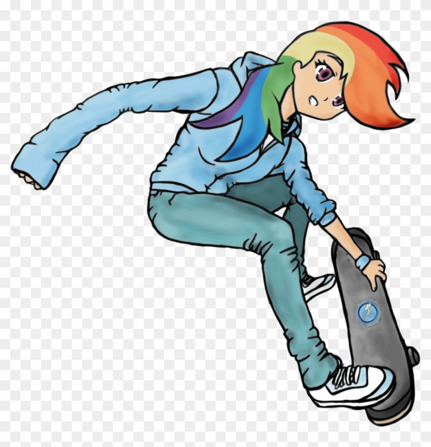 Assiel, Humanized, Rainbow Dash, Safe, Skateboard, - Toss A Bocce Ball #1233263