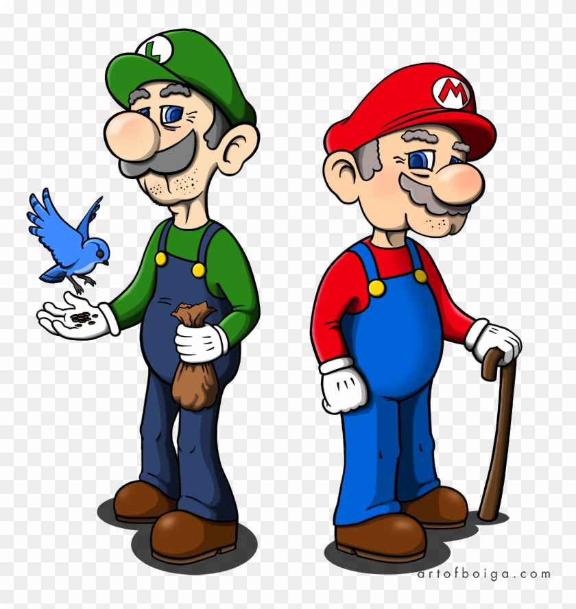 Mario And Luigi Retired By Blind-dancer - Blind Luigi #1233346