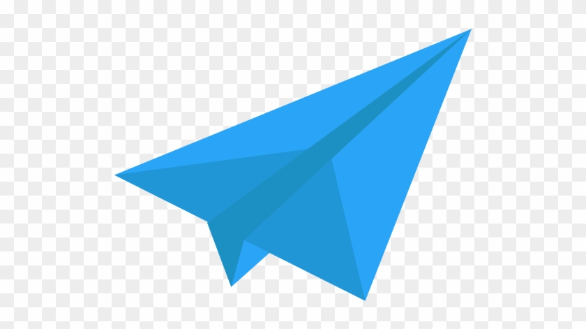 Red Paper Plane Png Image - Blue Paper Airplane Icon #1233379