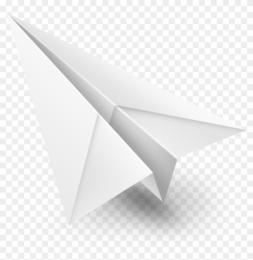 White Paper Plane Png Image - Paper Airplane #1233407