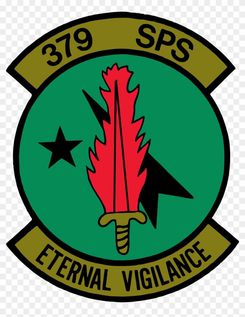 379th Sps Eternal Vigilance - Emblem #1233408