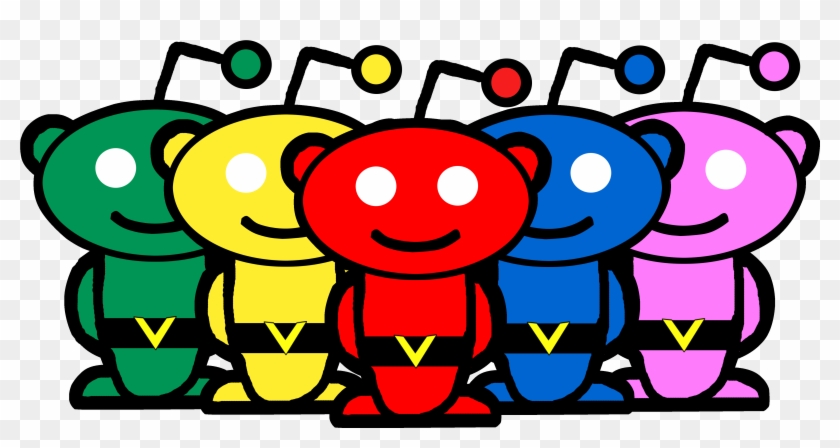 Here Is The Reddit Logo I Made For The Super Sentai - Cartoon #1233452