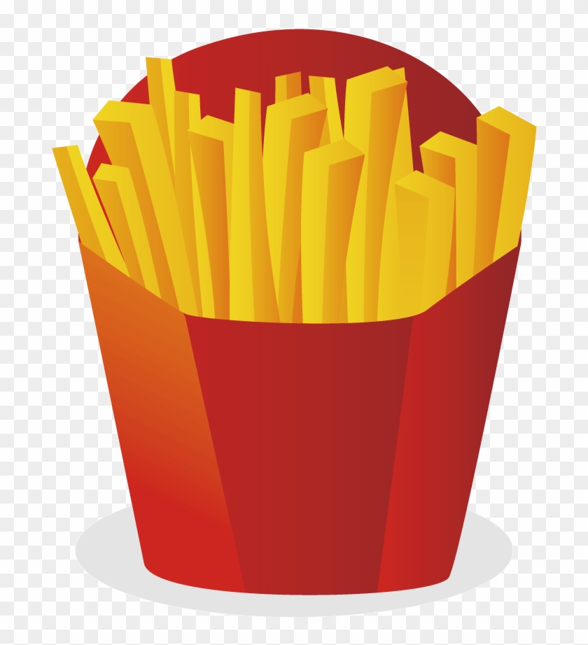 Hamburger French Fries Fast Food Junk Food - French Fries Vector Png #1233594