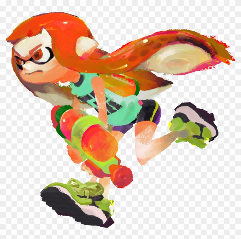 A Female Inkling - Inkling Super Smash Bros #1233598