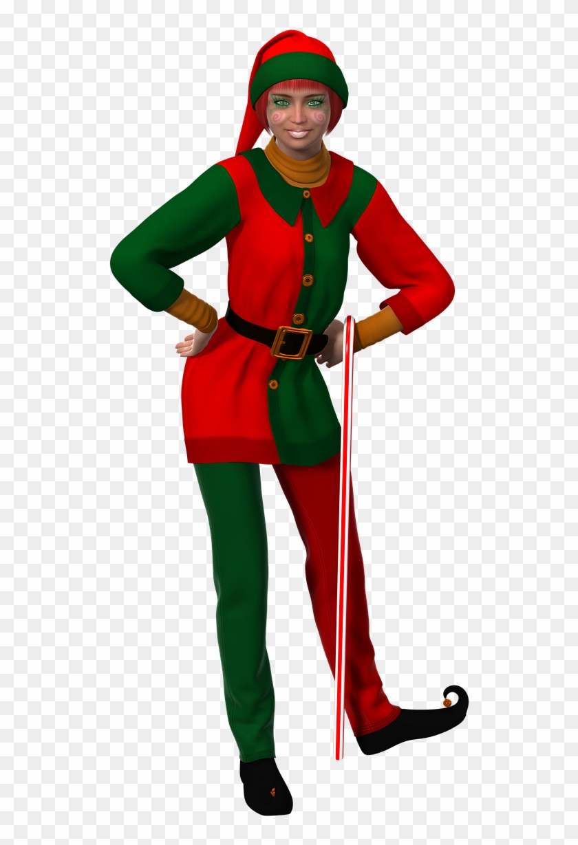 Free Image On Pixabay - Christmas Elf Woman #1233605