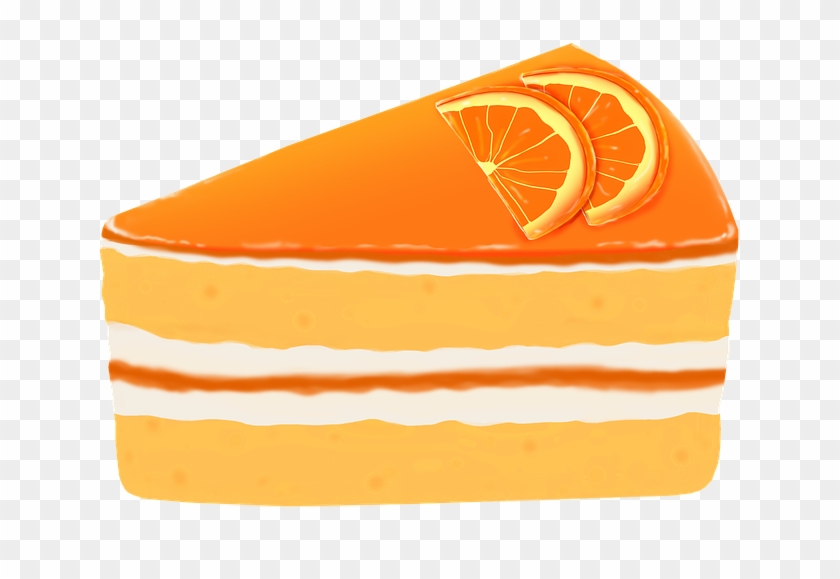 Cake, Orange Cake, Delicious, Food, Sweets, Baking - Orange Cake Png #1233623