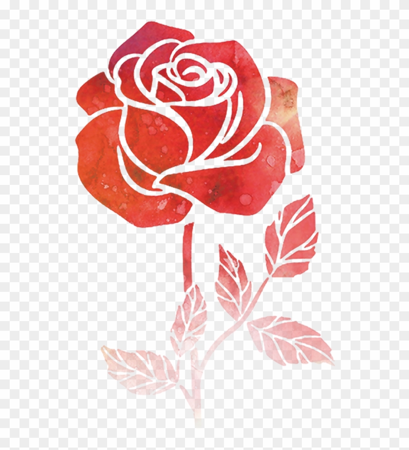 Flower Watercolor Painting Drawing Rose - Rose #1233708