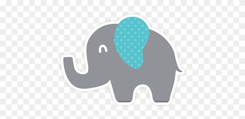 Elefante Azul Baby Shower Png ~ Simbolo Alfabeto Festa - Elefantinho Azul E Cinza Png #1233776