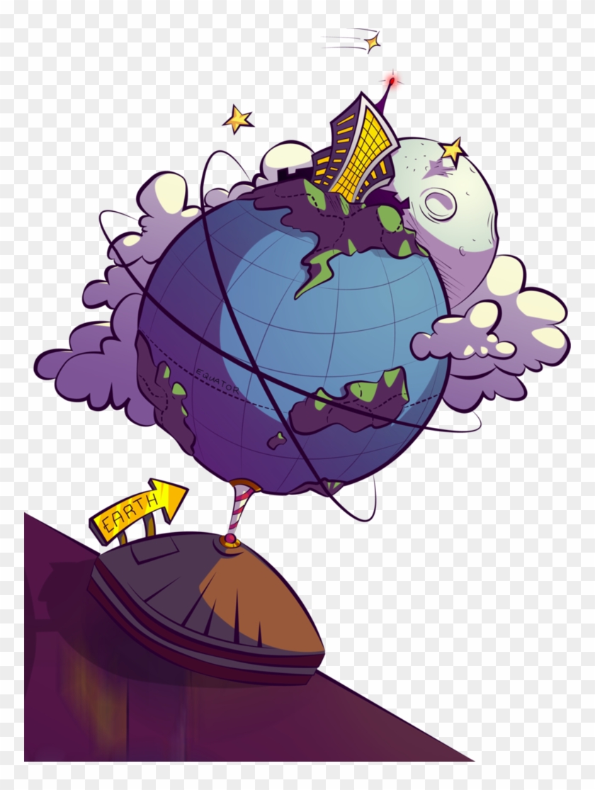 Cartoon Earth Globe Render By Eballen - Cartoon Earth Render #1233844