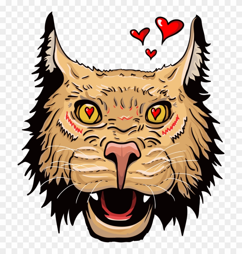 Valentine Bobcat - Illustration #1233886