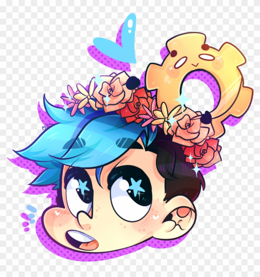 Cute Little Blue Boi By Darkmagic-sweetheart - Crankgameplays Chibi #1233901