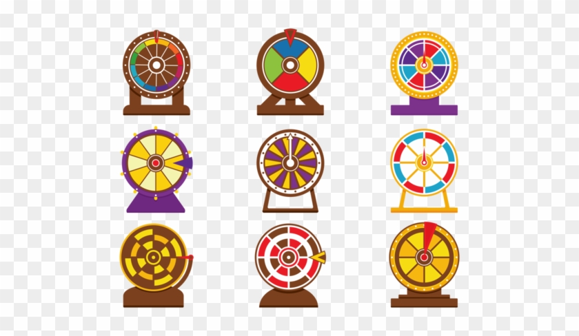 Vector Spinning Wheel Game - Bullakart Wheel Vector Design #1233957