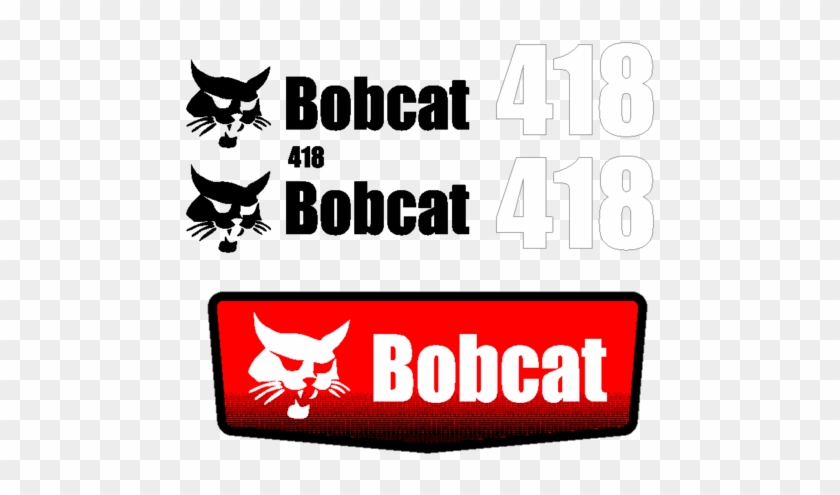 Bobcat 418 Decal Set - Bobcat 443-b Skid Steer Operation & Maintenance #1233987
