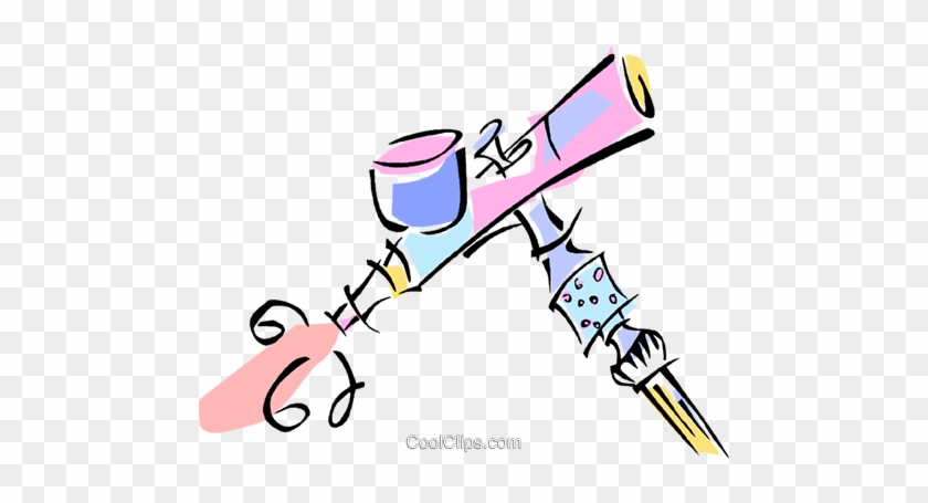 Airbrush Royalty Free Vector Clip Art Illustration - Airbrush Clipart #1234087