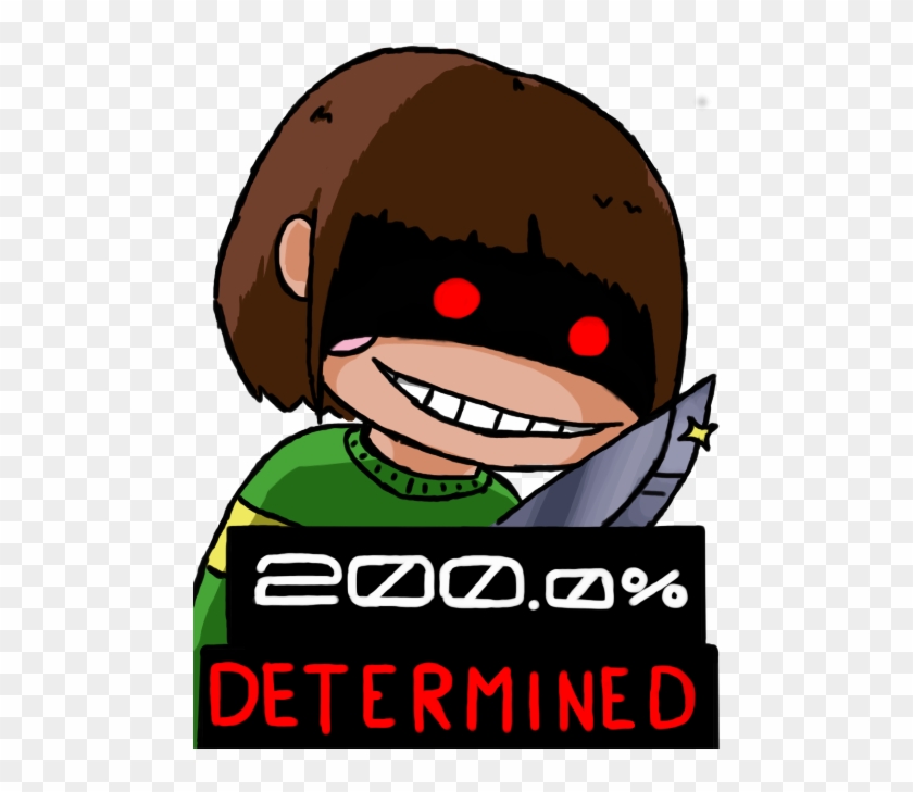 Obviously She Didn't Have Enough Determination - Chara Undertale Funny Face #1234213
