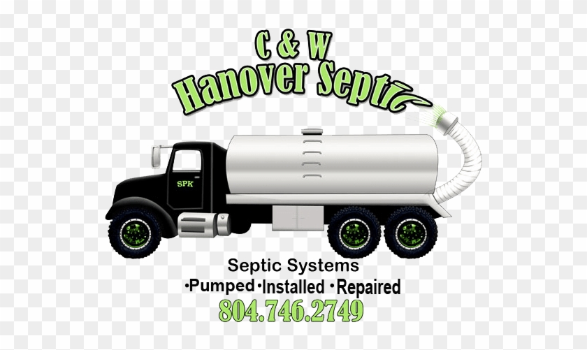 C & W-hanover Septic Tank Service - Trailer Truck #1234323