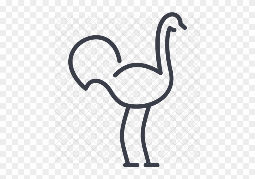 Ostrich Icon - Common Ostrich #1234421