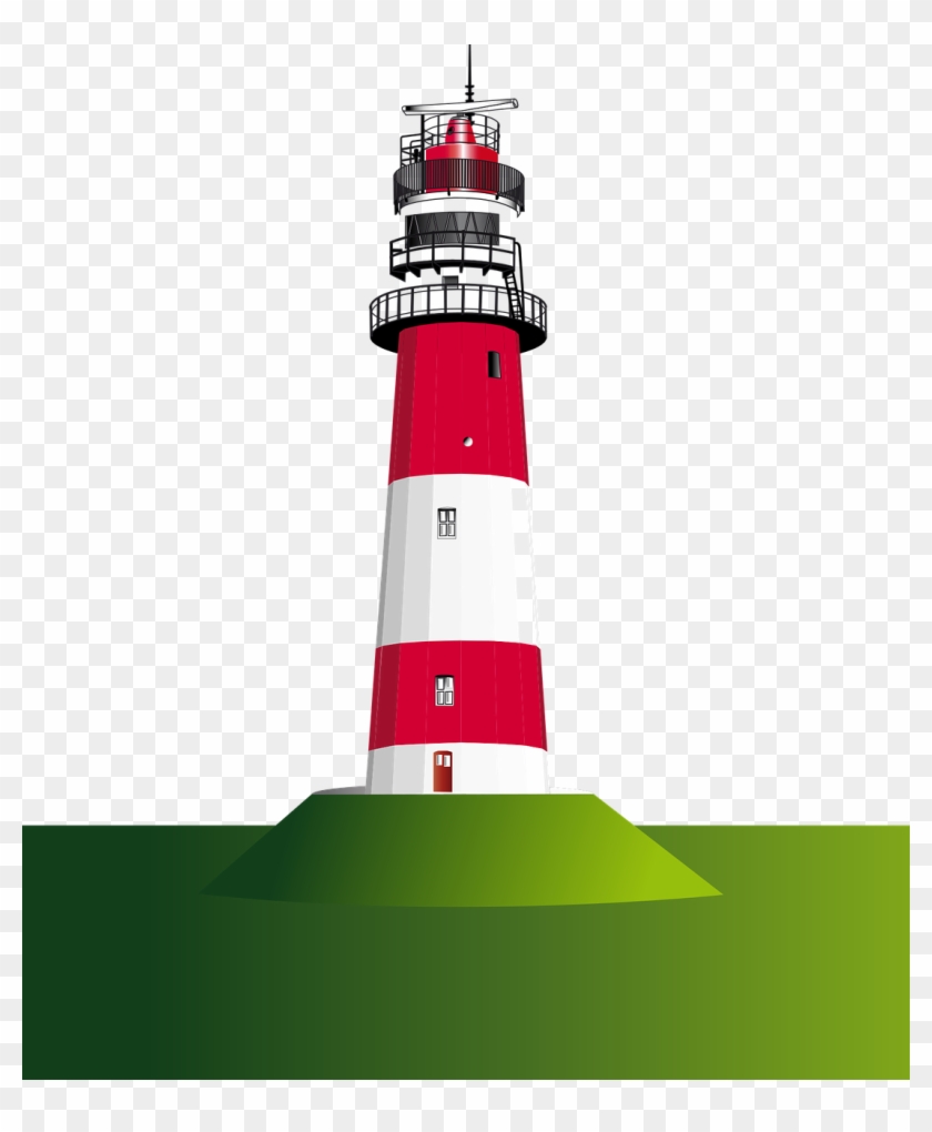 Lighthouse Coast Sea - Phare Rouge Et Blanc #1234727