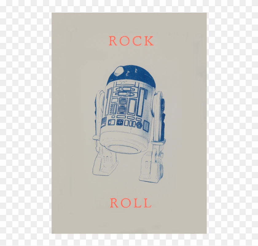 Marke Newton Poster Rock And Roll - Plakat Med R2-d2 #1234759