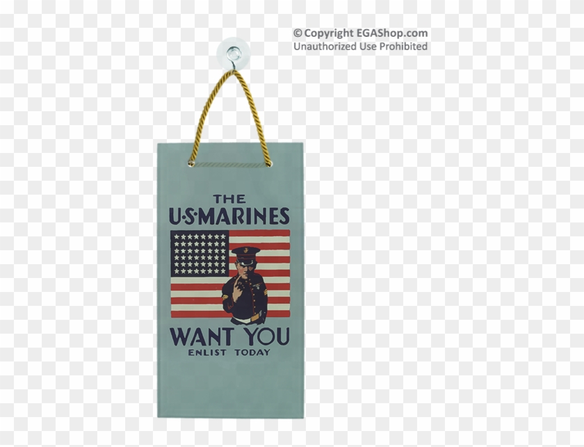 Wall Decal: The U.s. Marines Want You, 81x61cm. #1234779
