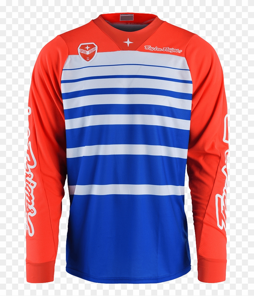 Se Jersey Streamline - 2018 Troy Lee Designs Se Streamline Jersey-blue/orange-s #1234856