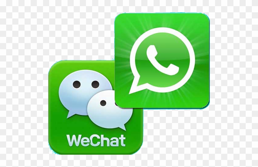 Wechat Whatsapp Logo Index Of /wp Content/uploads/ - Whatsapp And Wechat Logo Png #1234947