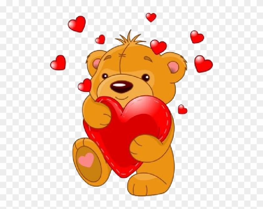 Cute Bear With Red Love Hearts 1 600×600 - Cute Teddy Bears With Hearts #1234966