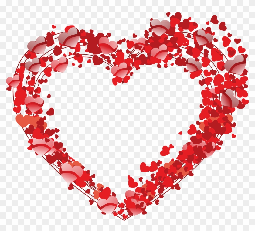 Heart Shape Valentine's Day - Background For Valentines Day - Free  Transparent PNG Clipart Images Download