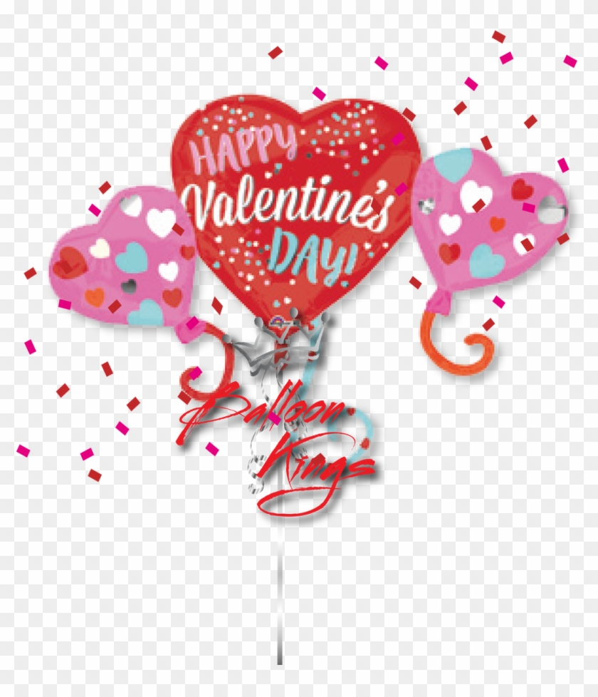 Happy Valentines Day Hearts - 38"pkg Hvd Balloon Hearts #1235072