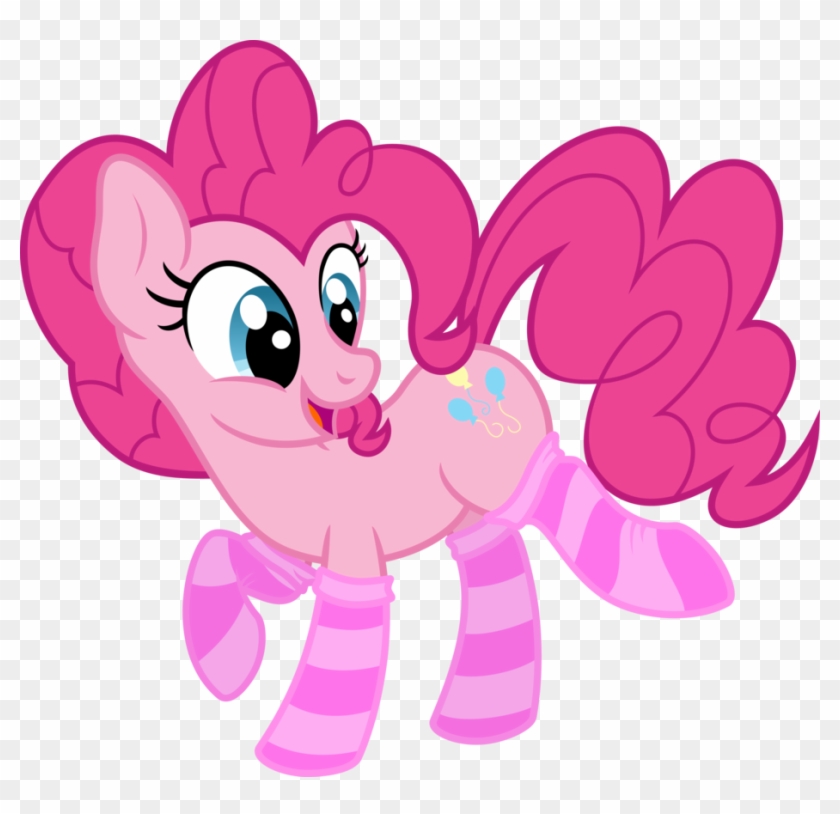 Pinkie Pie-is In Striped Socks V2 By Kysss90 - Pinkie Pie #1235101