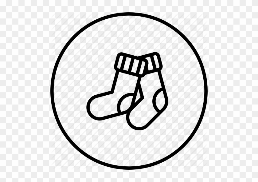 Iiii Clipart Sock - Socks Icon #1235105