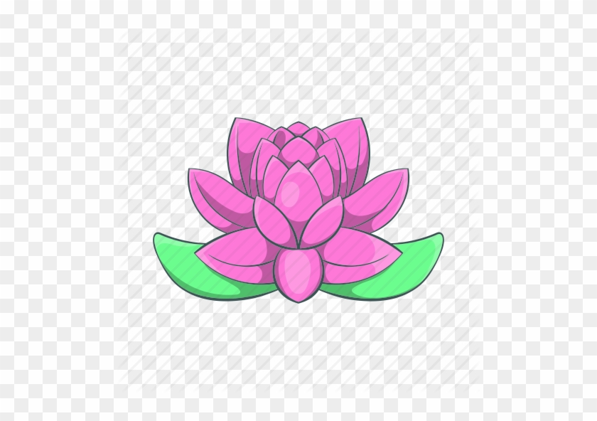 Cartoon Lily Flower - Lotus Cartoon #1235113
