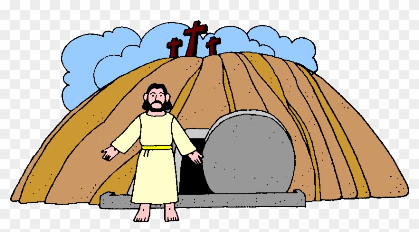 Resurrection Clipart - Jesus In The Tomb Clipart #1235152