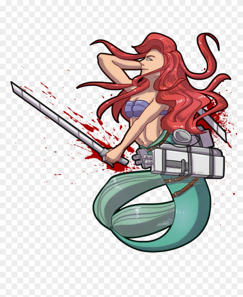 Attack On Kraken By Sambeawesome - Illustration #1235183