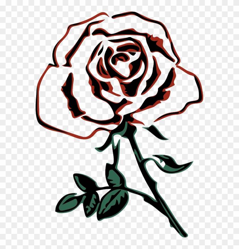 By Firkin - Sketch Of A Rose #1235186